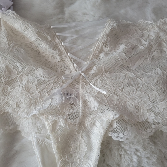 🪻FREDERICKS OF HOLLYWOOD BRAND NEW 3-PACK LACE CHEEKY SIZE S - Picture 4 of 10